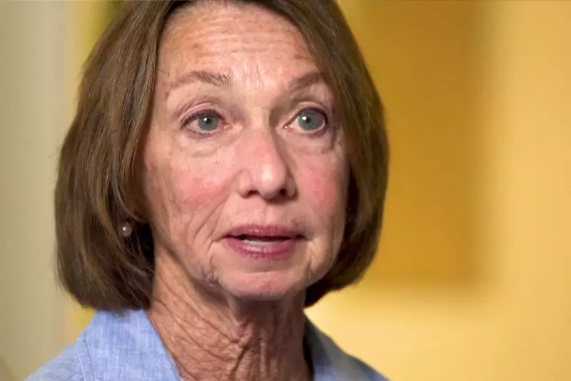 A female patient that received dental implants